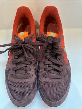 Nike Internationalist Sneakers Women's 8.5 Brown Orange Mint Retro Running Shoes